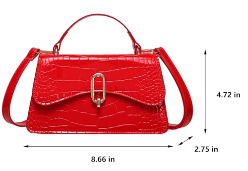 Image of Mini Crossbody Bag for Women, Cute Mini Purse, Ladies Small Top Handle Satchel, Trendy Daily Clutch Purse