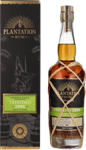 Plantation Rum TRINIDAD 2008 Chardonnay Maturation Edition 2021 49,6% Vol. 0,7l in Geschenkbox