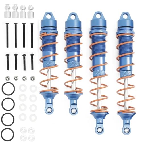 Compatible With ARRMA For Kraton 1/8 RC �J�[�A�b�v�O���[�h�p�[�c 4 �� 110mm 135mm ���^���I�C���V���b�N�A�u�\�[�o�[�_���p�[�ƌ݊������� �p�[�c RC�J�[(Blue)