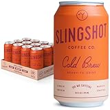 Organic Cold Brew Coffee, 12-Pack – Single Origin Ethiopian Unsweetened Black Coffee, Clean & Bright Flavor, 150 mg Natural Caffeine, Ready-to-Drink 10 oz Cans