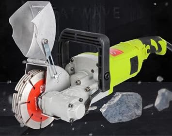 Electric Wall Chaser Groove Steel Concrete Cutting Slotting Machine AC220V 4000W