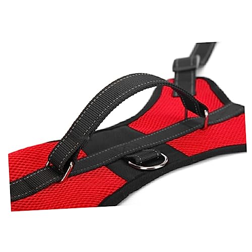 Kisangel 2 Pièces Harnais pour Chien en Maille Dog Harness Dog Collar Ceintures de sécurité pour Chiens Petit Harnais pour Chien Grand Harnais pour Chien Harnais pour Chiot Le Chien Sangle - Image 4