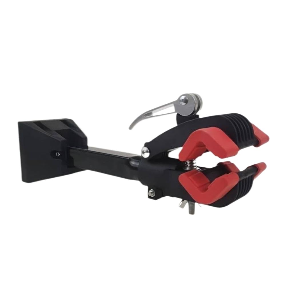 Portabicicletas montado en la pared Compatible con bicicletas de montaña Clip de aluminio Crash Pad cargado soporte de 20KG