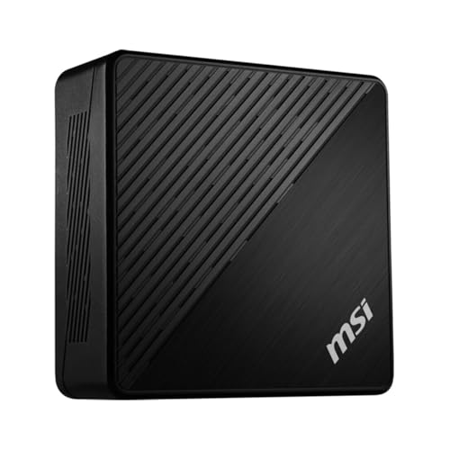 Image of msi Cubi 5 12M, 0.7L Mini PC, Intel Core i7-1255U, WiFi 6, BT 5.2, Duel LAN, Thunderbolt Type C, Black, Non-OS (12M-016BUS),Black