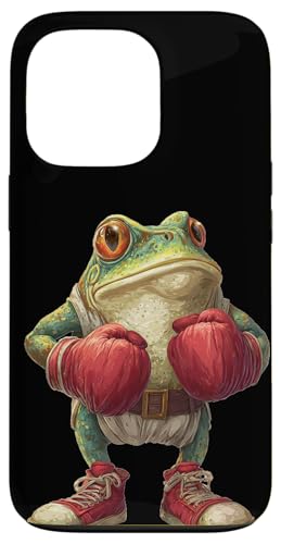 �{�N�V���O���D�Ƃ̂��߂̃X�|�[�c�O���[�u�t���̂��킢���J�G���̊O�ρB �X�}�z�P�[�X iPhone 13 Pro �p