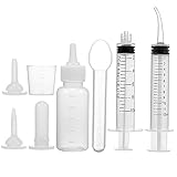 Toyvian PET Nursing Set Bottles and Brushes for Newborn Animals Includes Small Animal Milk Bottles and Feeding Tools for Puppies and Kittens