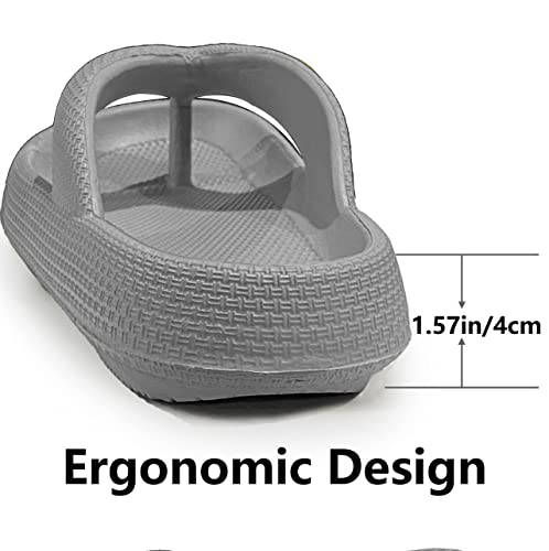 Cloud Flip Flops for Men Women Orthotic Lightweight Beach Slides Pillow Soft Slides Sandals Cushion Beach Flip Flops EVA Comfy Bath Spa Walking Sandals Pool Thong Slippers4