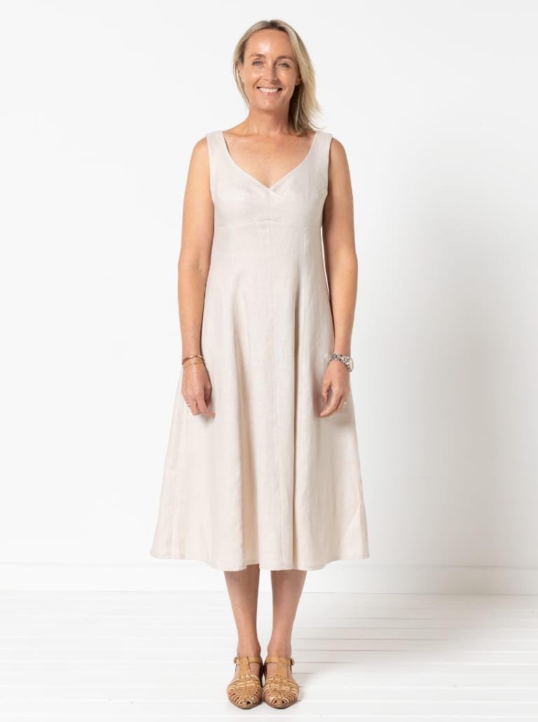 Style Arc Sewing Pattern - Sabrina Woven Dress (Sizes 18-30)