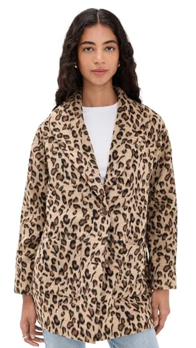 Amazon.com: Z SUPPLY Women's Lennon Animal Coat, Suede, XS