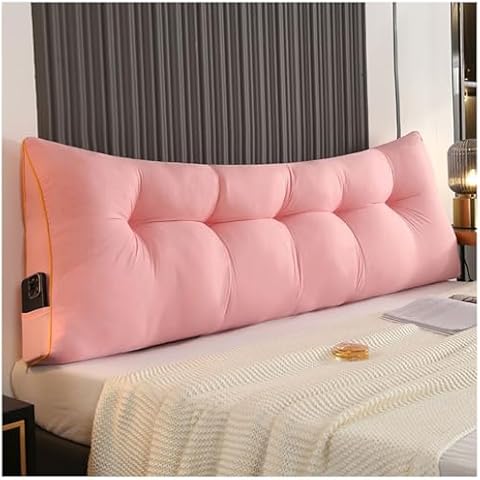 YySXIQ Triangular Wedge Pillows Headboard, Wedge Pillow, Backrest Bolster Pillow, Backrest Bolster Pillows for Dorm, Triangular Cushion Reading Support Pillow,B,60cm Cover