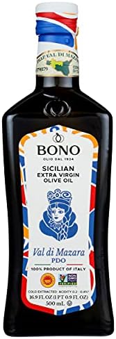 Bono Sicilian Certified PDO Val Di Mazara Extra Virgin Olive Oil - 16.9 oz