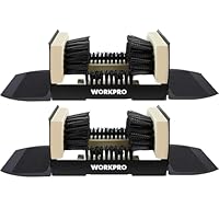 WORKPRO Boot Brush Scraper Outdoor, Shoe Cleaner Brush, Boot Scrubber, Heavy Duty Boot Cleaning Brush, 2 Pack