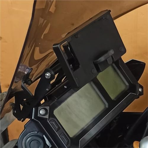 Support navigation GPS moto Tracer900 chargeur téléphone USB et induction