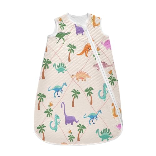 Kigai Dinosaur Tree Baby Sleep Sack Wearable Blanket Sleeping Bag 2-Way Zipper Soft Swaddle Transition Sack