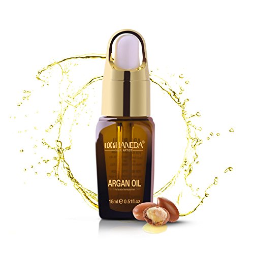 Moroccan Oil TOPHANEDA Organic Argan Oil for Hair Skin Nails Smoothing Lotion Hair Treatment Conditioner Rich in Vitamin E Travel Size