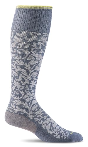 Image of Sockwell Women's Damask Moderate Graduated Compression Socks