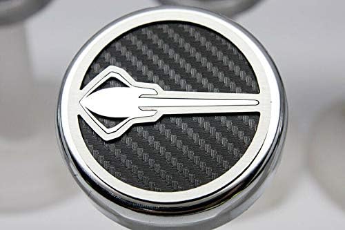 2014-2019 C7 Corvette Automatic 5Pc Engine Cap Covers Carbon Fiber Stingray Emblems