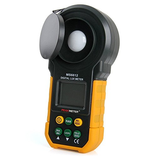 Epsilont 2000 Counts 0-200000 Lux/0-20000FC (0.01lux/0.01FC Resolution) Digital Lux Light Meter Lumenmeter Lux/FC