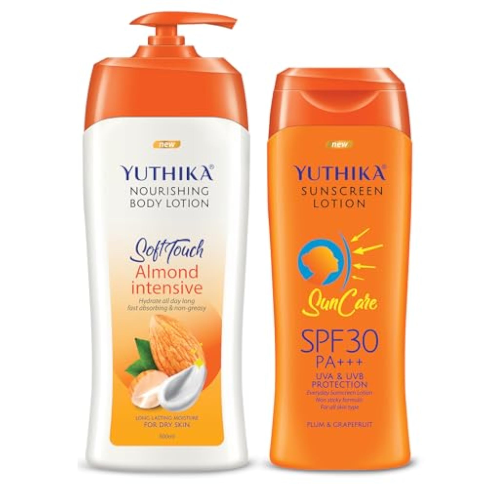 Almond Body Lotion with Sunscreen SPF 30, Nourishing Gift