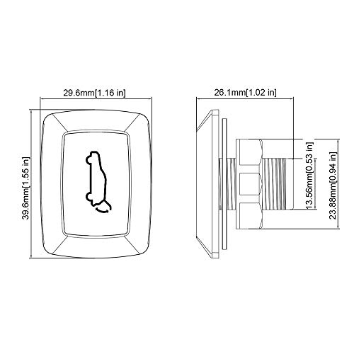 GZCRDZ pulsante di sblocco elettrico per coperchio...