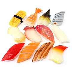 nakira 食品サンプル お寿司 握り 12種 セット 実物大 マグロ イカ タコ たまご 12個 寿司 nkr968
