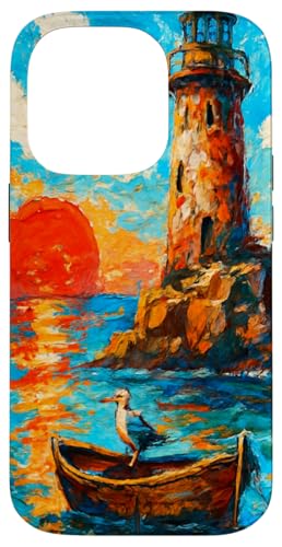 Lighthouse Sea Seagull - �C�ヂ�`�[�t �X�}�z�P�[�X iPhone 14 Pro �p