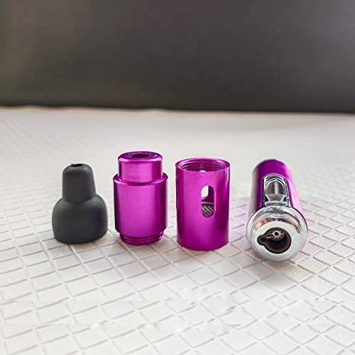 Encendedor recargable de butano color violeta miniatura 7