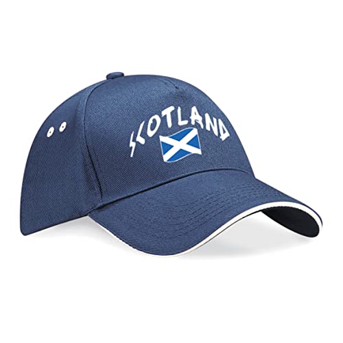 Supportershop Mixte Ecosse Casquette De Baseball, Bleu, Taille Unique EU