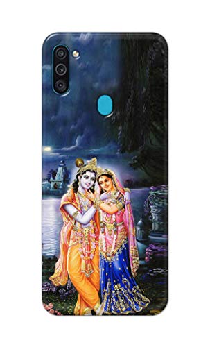 Image of Printed Hard Back Cover Case for Samsung Galaxy M11 | Samsung Galaxy A11 Back Cover (Radha Krishna) -1803