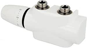 Heimeier multilux recht ventiel voor verticale radiator