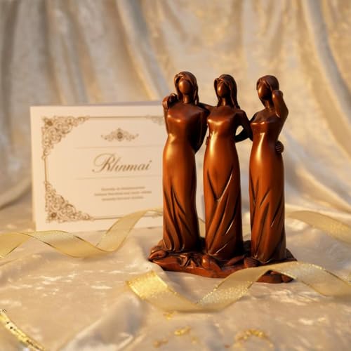 Figura Decorativa de Resina Hermanas Amigas 4 Piezas miniatura 7