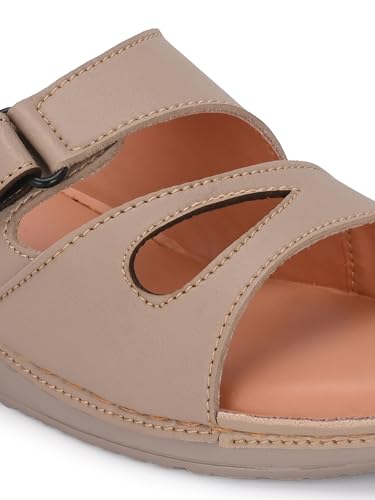 Image of Karaddi Women's Flats Sandal | Platform Heels Soft Cushion Ortho Sandals for Ladies Fashion | Comfort Open Toe Sandal