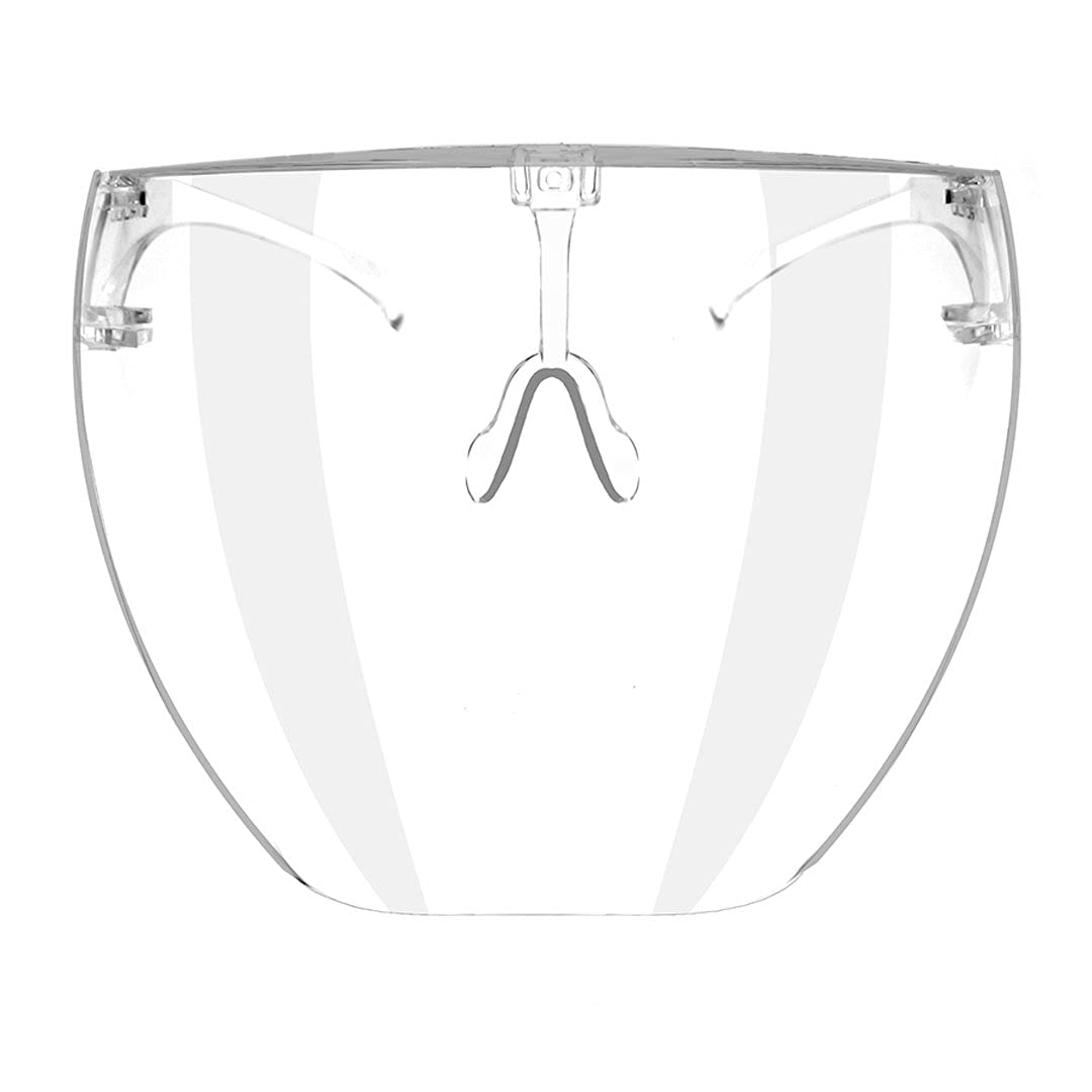 KVAY DAVISH Face Shield, Clear Safety Face Shields with Glasses Frame