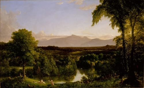 Impression sur toile Thomas Cole Début de l'automne pour poster image salon 60x90