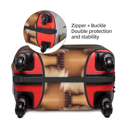 Housse de protection valise lavable et extensible à motif corgi mignon