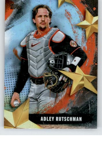 2025 Topps Series Two Stars of MLB #SMLB-34 Adley Rutschman Baltimore Orioles Official Baseball Card in Raw (NM or Better) Condition