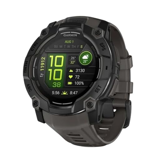 Garmin Relógio Instinct 3 Preto com Grafite 50mm com Monitor Cardíaco de Pulso e GPS