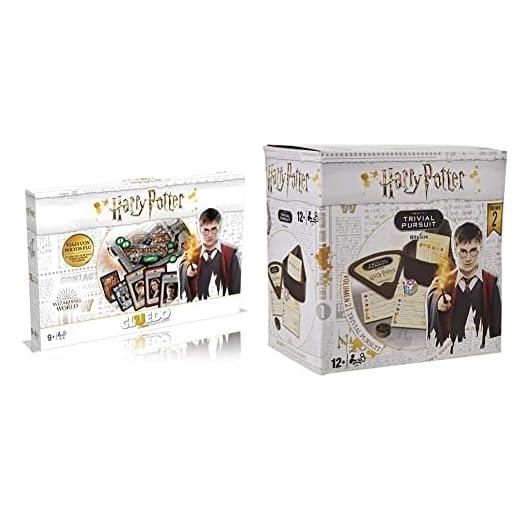 Cluedo Harry Potter - Juego de Mesa de Misterio de Winning Moves + Trivial Pursuit Harry Potter - Juego de Viaje - 600 Preguntas - Versión en español - N°2