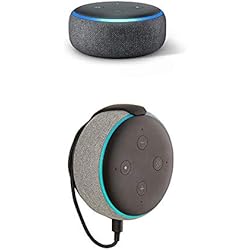 Echo Dot (3rd Gen) bundle with ´´Made for Amazon´´ Mount for Echo Dot - Charcoal