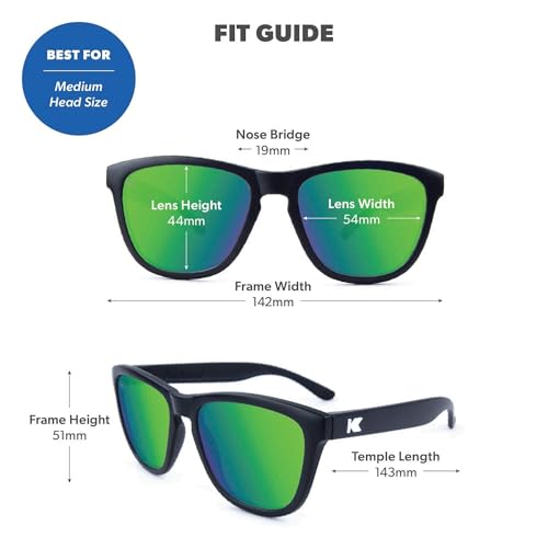 Image of Knockaround Square Polarized Sunglasses for Men & Women - UV400 Protection