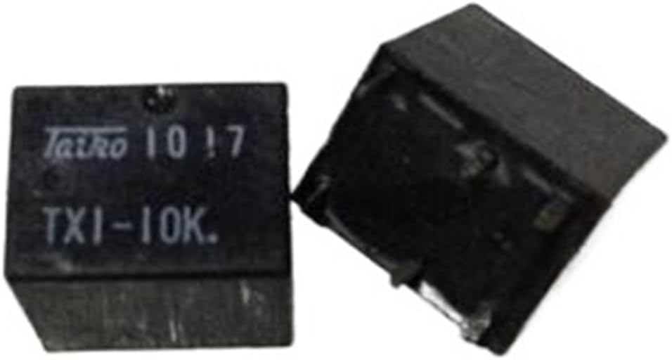 Image of two EFZRZYJ TX1-10K Electromechanical Relays, showing the model number TX1-10K printed on one unit.