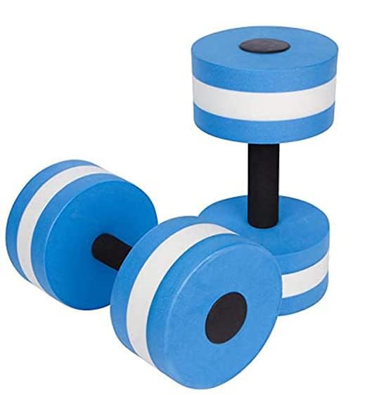 Eanpet Sports Water Weights for Pool Exercise Water Aerobics Equipment Combo Set High Density Aquatic Exercise Dumbbells Aqua Pool Fitness