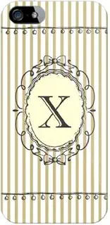 Coverfull COVERFULL Cf LTD アルファベット X ベージュ (クリア) / for iPhone 5s/docomo au SoftBank ZAPI5S-PCNT-152-M583