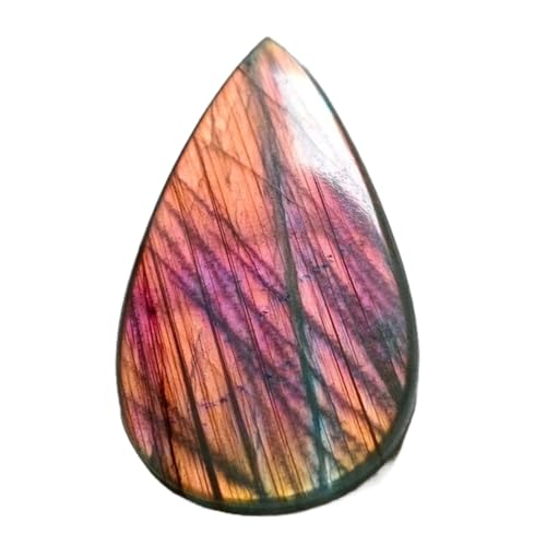 Labradorite violette naturelle en poire | Gemme d'exception pour création de bijoux uniques