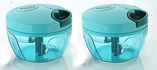 Anjaniputra Mini Handy and Compact Chopper for Chopping Vegetables and Fruits for Your Kitchen, Vegetable Cutter for Home, Pack of 2