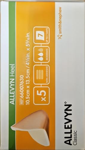 Pansement Allevyn Non Adh Heel Smith & Nephew pour la protection et le soin du talon pack de 5 - 4
