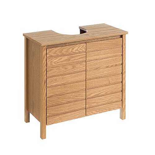 Bajo Lavabo pie de Madera de Fresno Natural de 60x30x60 cm - LOLAhome