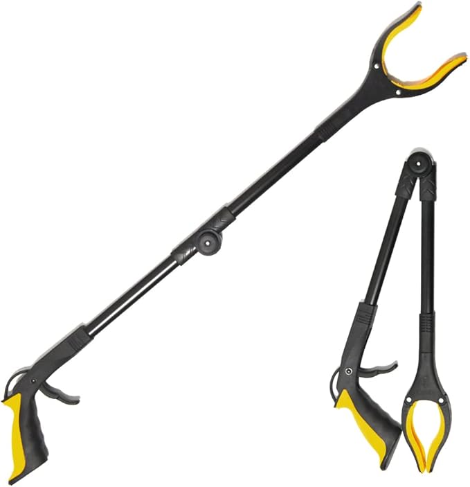 31'' Grabber Reacher Tool Lightweight Folding Trash Picker Garden