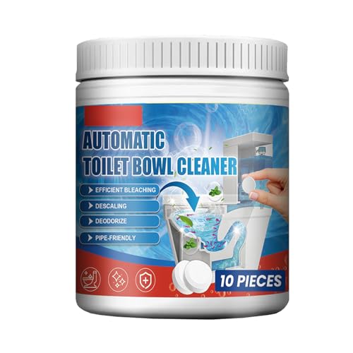 KOAHDE Tablette WC Détartrant,Toilettes Propres Désodorisant Bleu,Pastilles Désodorisantes et Détartrantes,10PCS,Toilette Nettoyage des Taches Tenaces Désodorisation de la Saleté