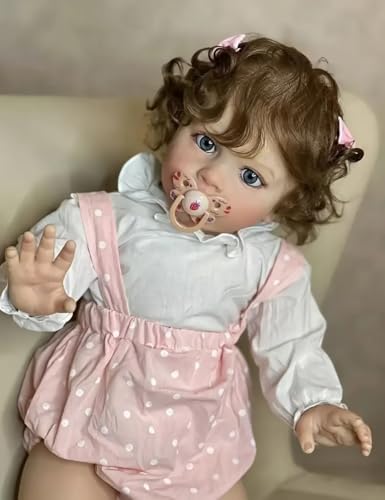 Muñeca Reborn Pippa 26 Pulgadas con Accesorios miniatura 3